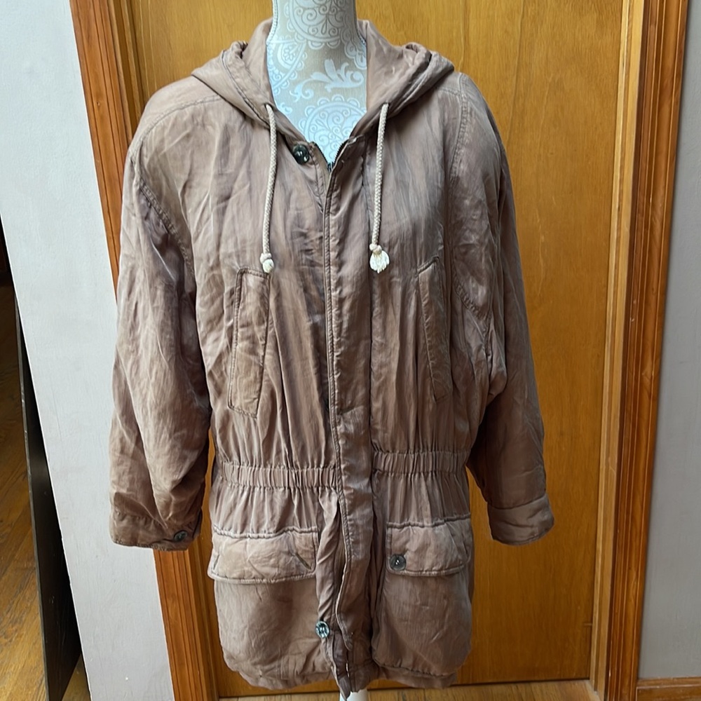 Silk Anorak from Stone Silks. Size small